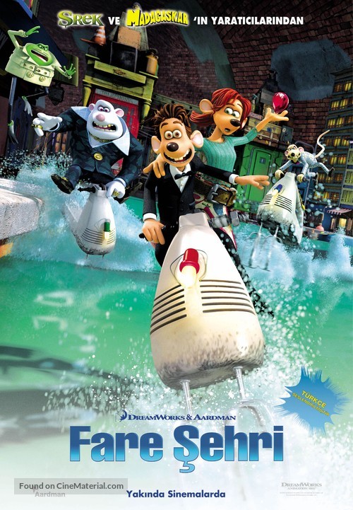 Flushed Away - Turkish Movie Poster
