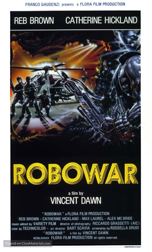 Robowar - Robot da guerra - Italian Movie Poster