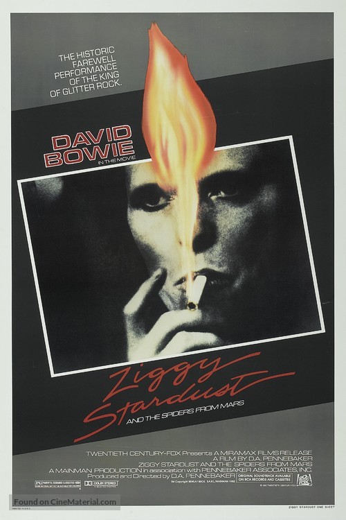 Ziggy Stardust and the Spiders from Mars - Movie Poster