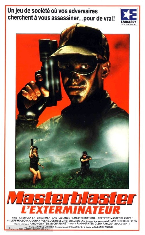 Masterblaster - French VHS movie cover
