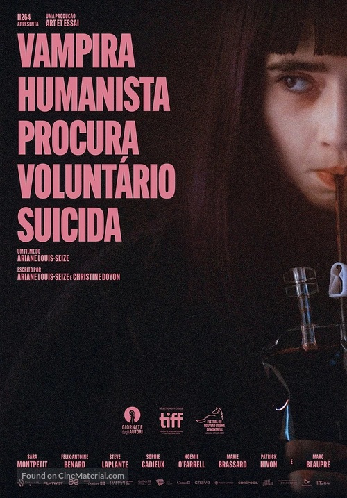 Vampire humaniste cherche suicidaire consentant - Portuguese Movie Poster