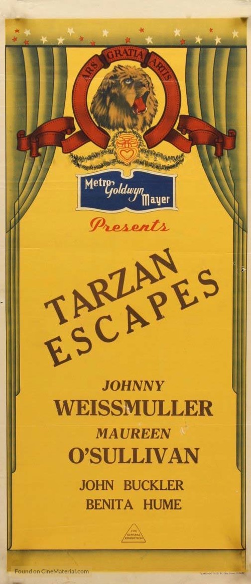 Tarzan Escapes - Australian Logo