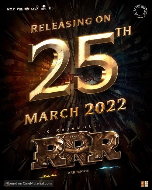 RRR - Indian Movie Poster