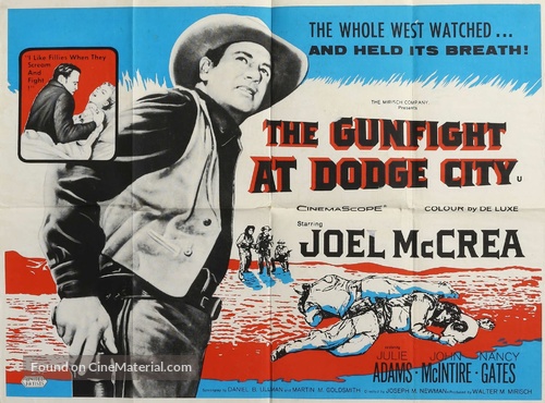The Gunfight at Dodge City - British Movie Poster