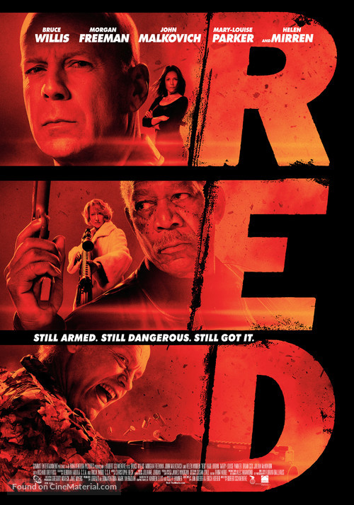RED - Danish Movie Poster