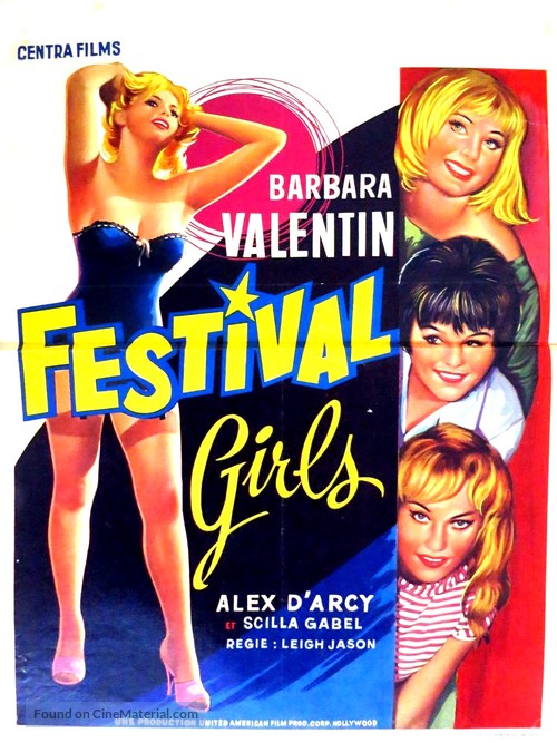The Festival Girls - Belgian Movie Poster