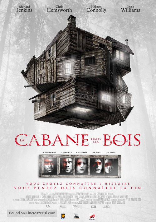 The Cabin in the Woods - Belgian Movie Poster