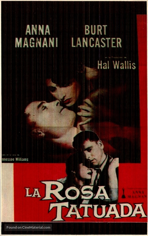 The Rose Tattoo - Spanish Movie Poster