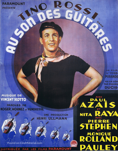 Au son des guitares - French Movie Poster