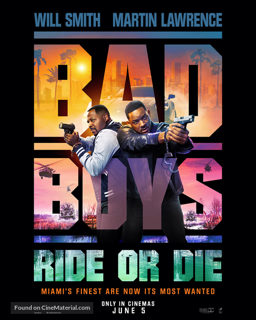 Bad Boys: Ride or Die - British Movie Poster