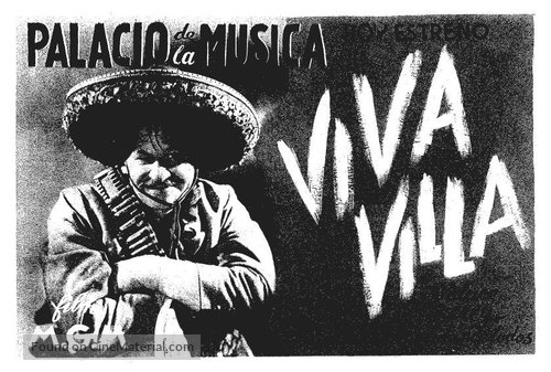 Viva Villa! - Spanish Movie Poster
