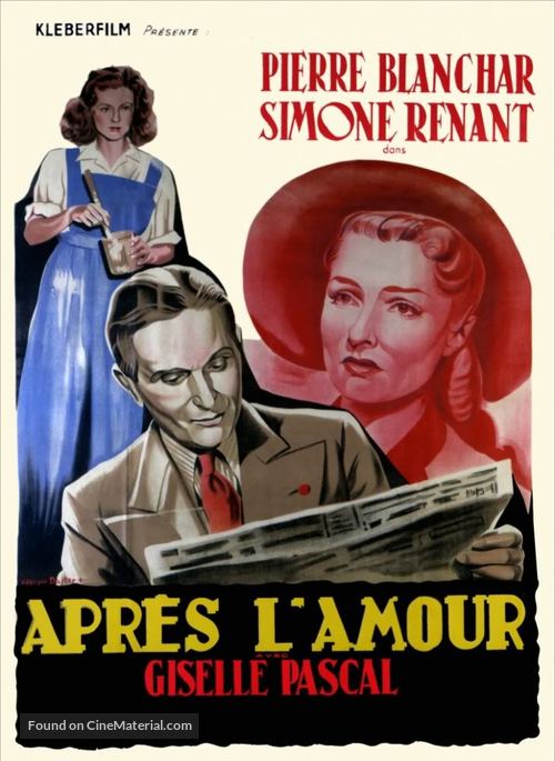 Apr&egrave;s l&#039;amour - French Movie Poster