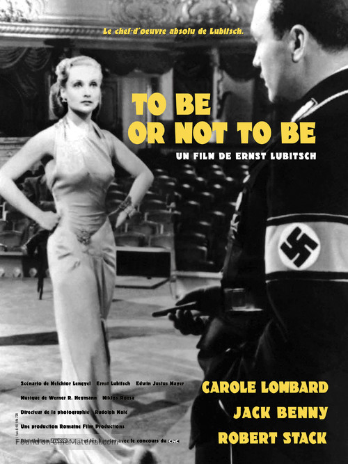 To Be or Not to Be - French Re-release movie poster