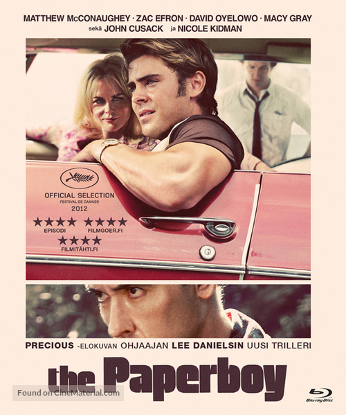 The Paperboy - Finnish Blu-Ray movie cover