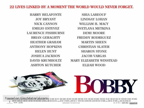 Bobby - British Movie Poster