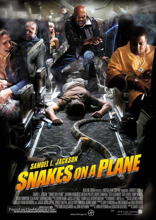 Snakes on a Plane - Norwegian Movie Poster