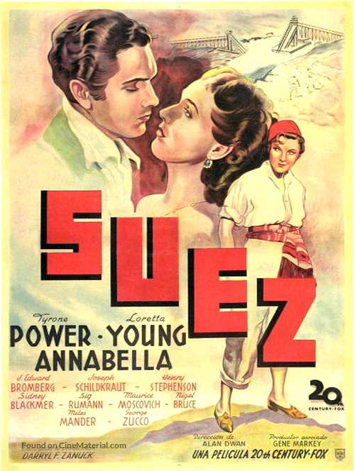 Suez - Spanish Movie Poster