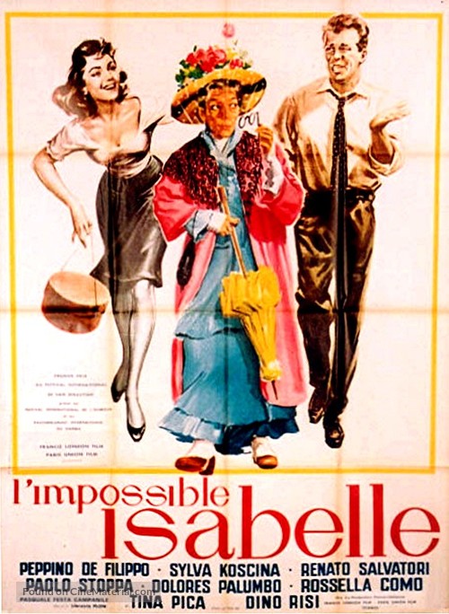 La nonna Sabella - French Movie Poster