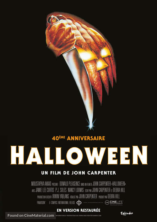 Halloween - French Re-release movie poster