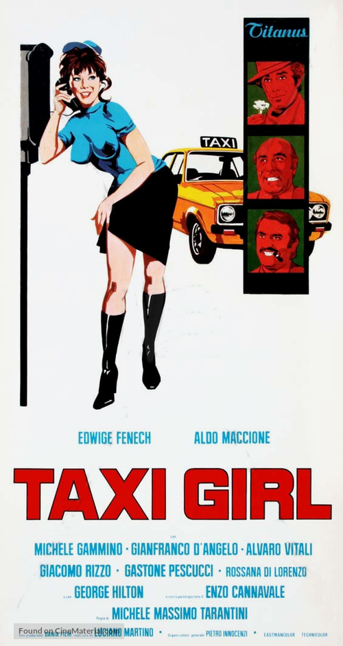 Taxi Girl - Italian Theatrical movie poster