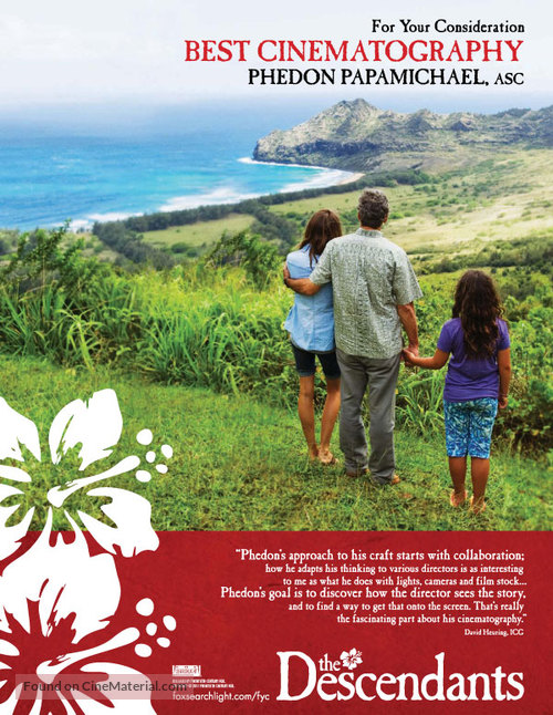 The Descendants - For your consideration movie poster