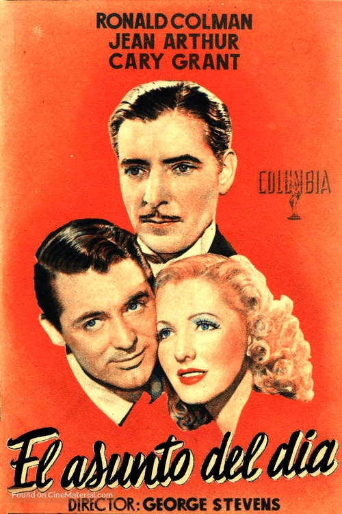 The Talk of the Town - Spanish Movie Poster