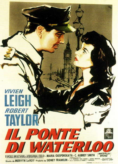 Waterloo Bridge - Italian Movie Poster