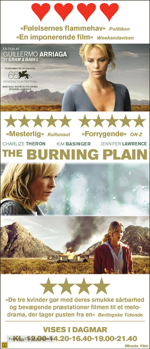 The Burning Plain - Danish Movie Poster