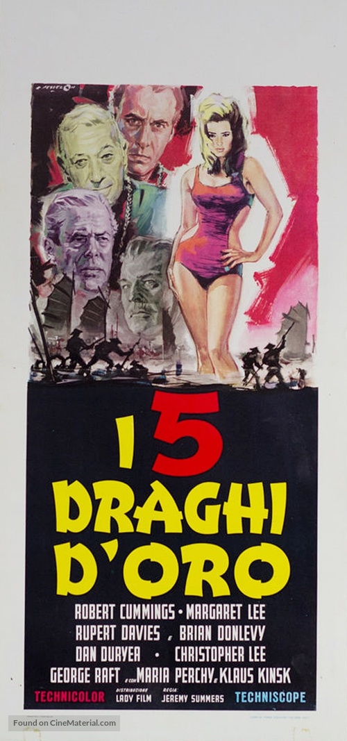 Five Golden Dragons - Italian Movie Poster