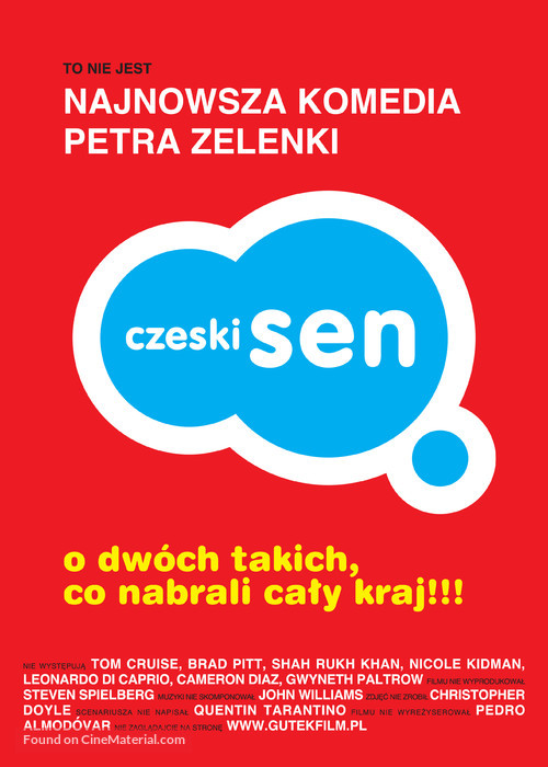 Cesk&yacute; sen - Polish Movie Poster