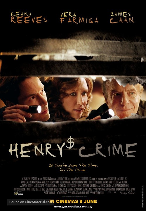 Henry&#039;s Crime - Malaysian Movie Poster