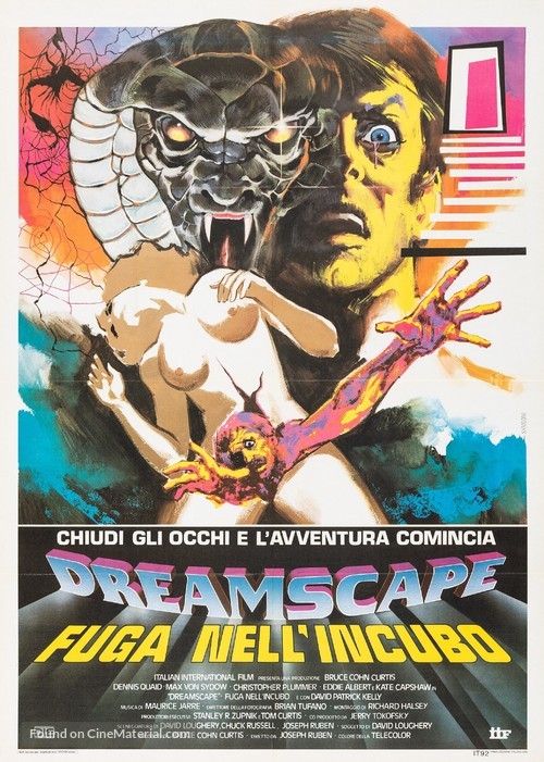Dreamscape - Italian Movie Poster
