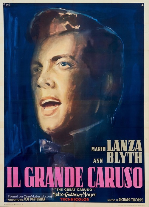 The Great Caruso - Italian Movie Poster