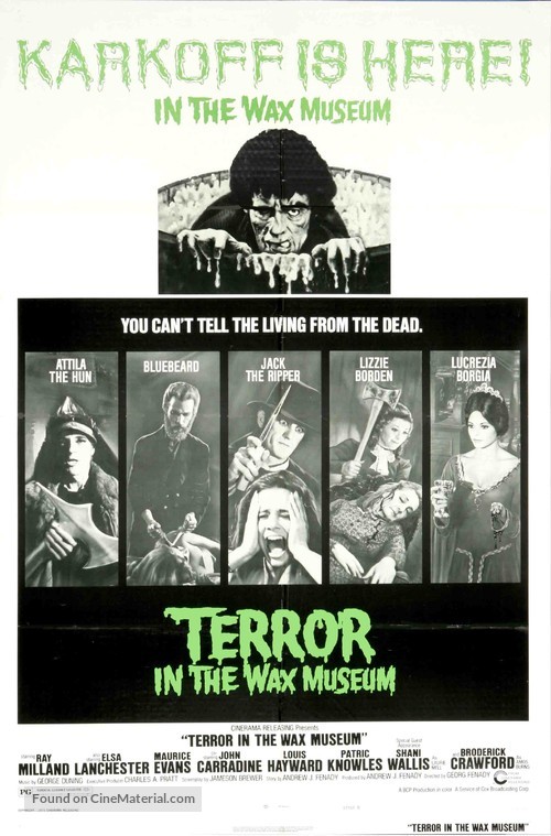 Terror in the Wax Museum - Movie Poster