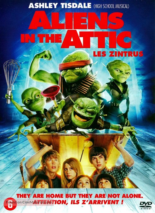 Aliens in the Attic - Dutch Movie Cover