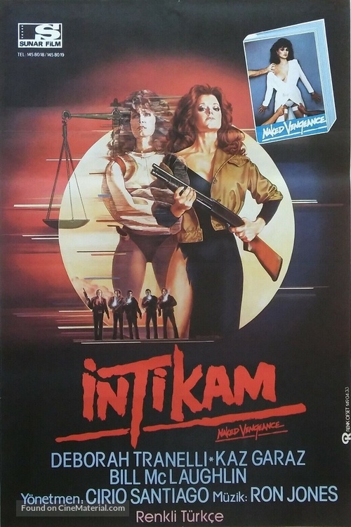 Naked Vengeance - Turkish Movie Cover