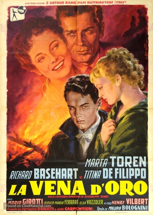 La vena d&#039;oro - Italian Movie Poster