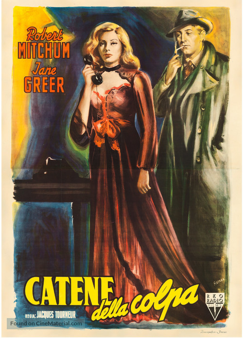 Out of the Past - Italian Movie Poster