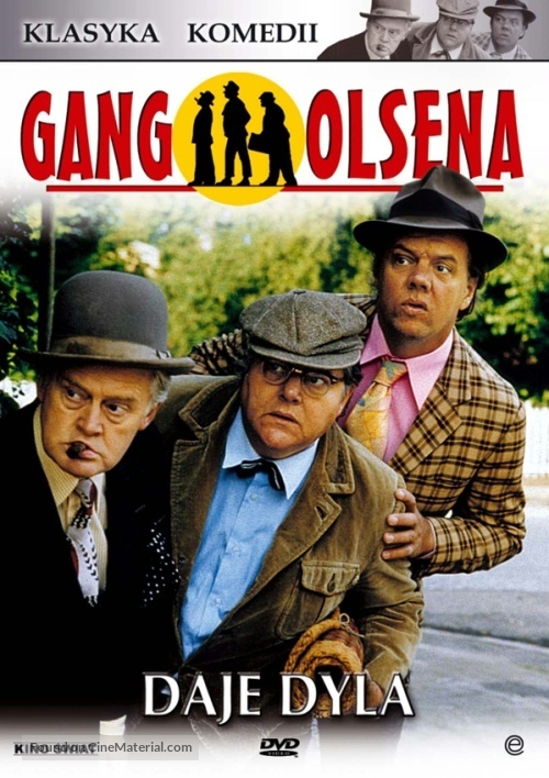 Olsen-bandens flugt over plankev&aelig;rket - Polish DVD movie cover