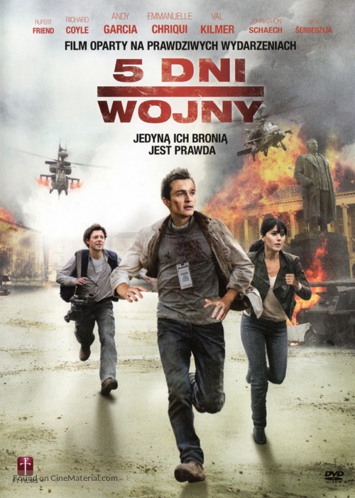 5 Days of War - Polish DVD movie cover