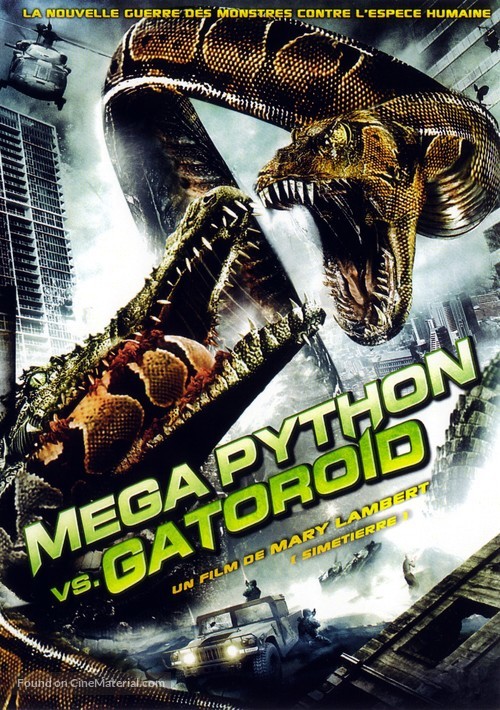 Mega Python vs. Gatoroid - French DVD movie cover