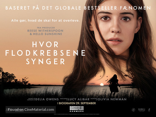 Where the Crawdads Sing - Danish Movie Poster
