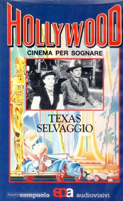 The Fabulous Texan - Italian VHS movie cover