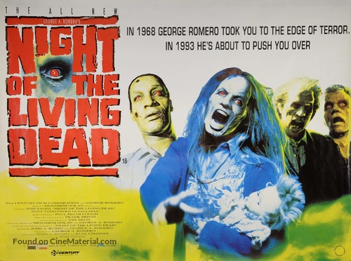 Night of the Living Dead - British Movie Poster