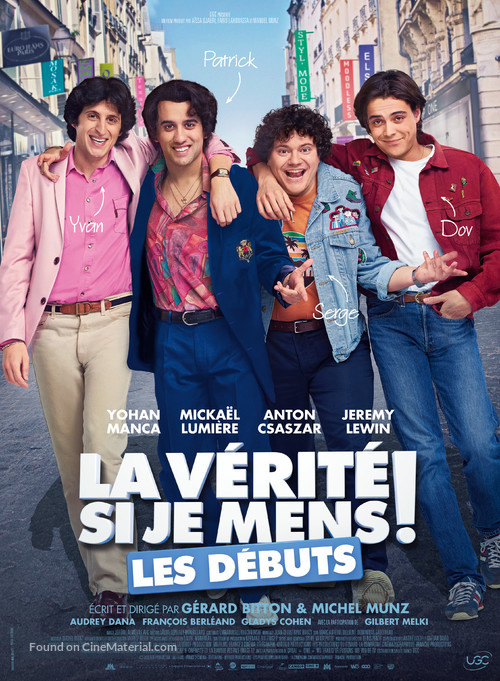 La v&eacute;rit&eacute; si je mens! Les d&eacute;buts - French Movie Poster