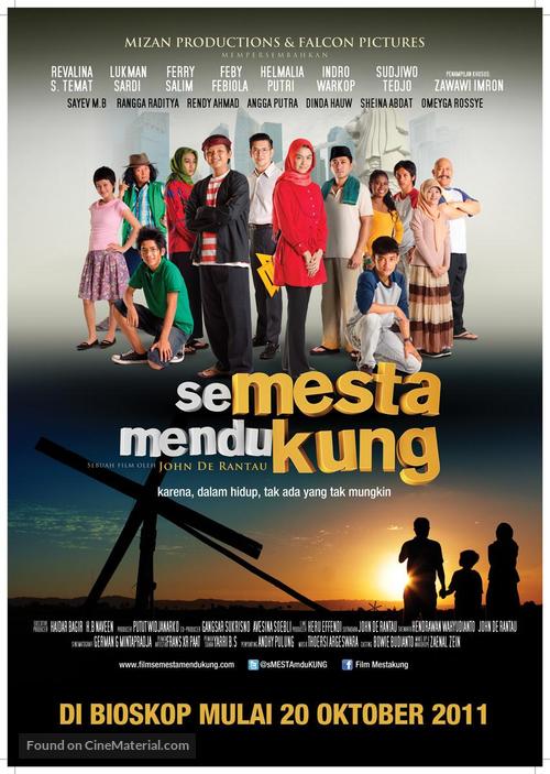 Semesta mendukung - Indonesian Movie Poster