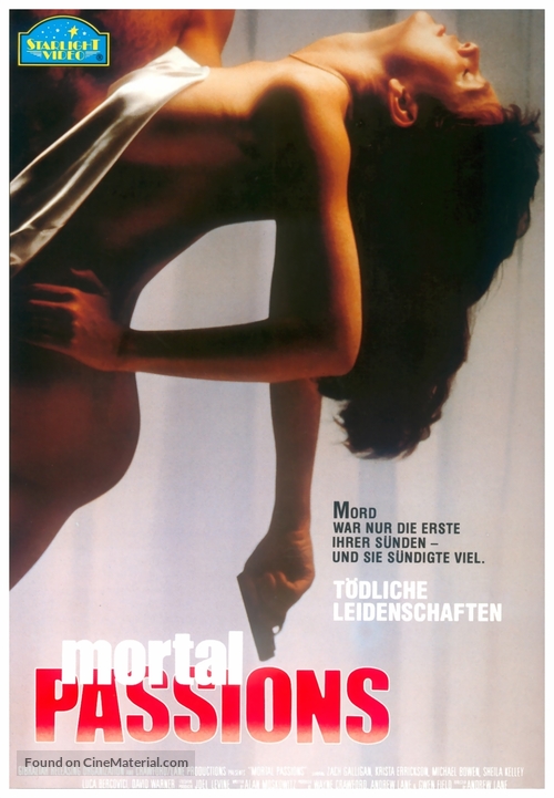 Mortal Passions - German Movie Poster