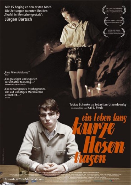 Leben lang kurze Hosen tragen, Ein - German poster