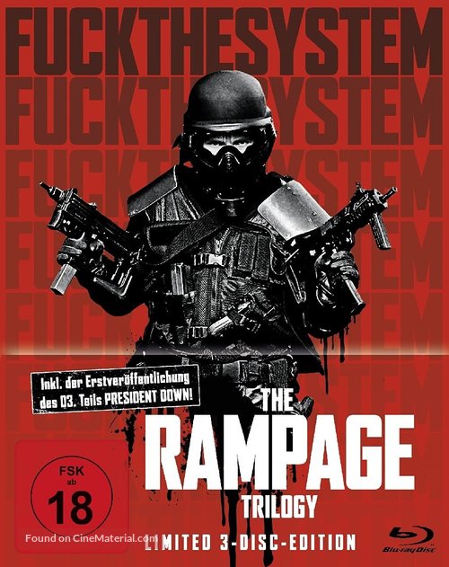 Rampage: President Down - German Movie Cover