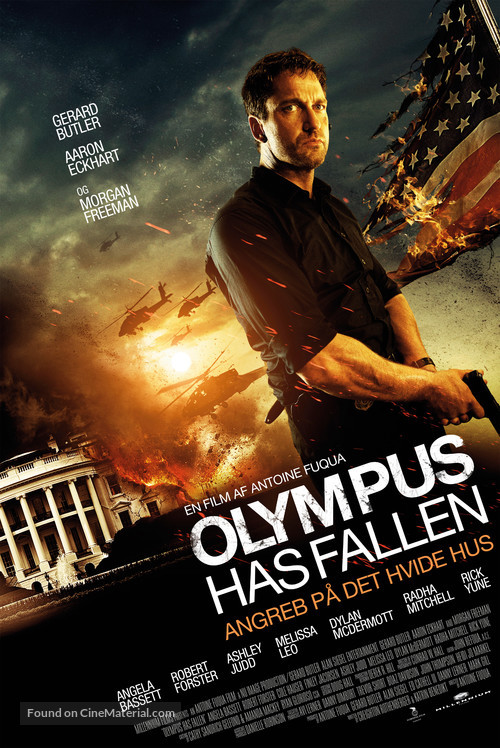 Olympus Has Fallen - Danish Movie Poster